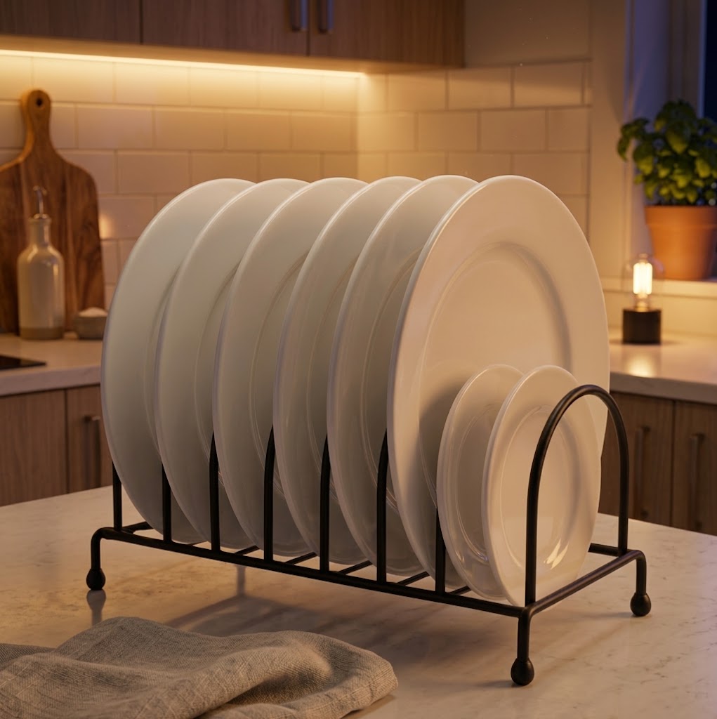 Plates & dishes Organizer | In cupboard Organizer
