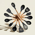 12 Piece High Quality Silicon Utencils Set