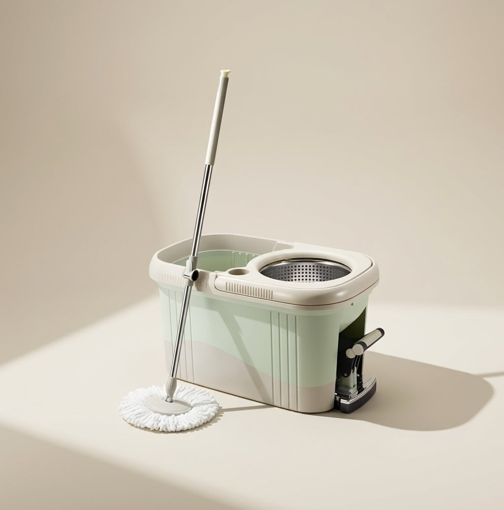 Stainless Steel Bucket Spin Mop